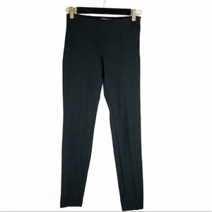 New York & company black ponte leggings pants